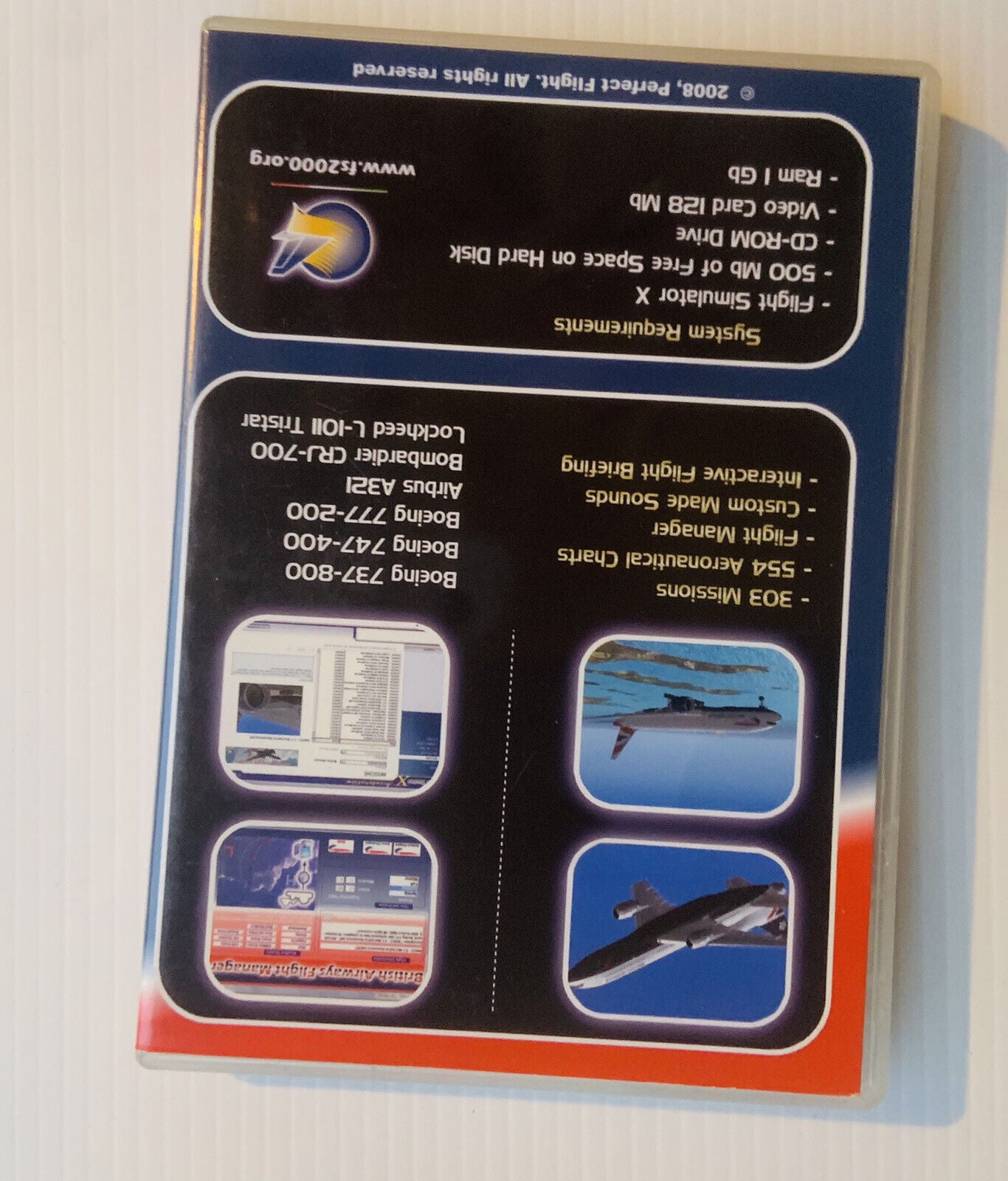 PC CD Rom FLIGHT OPERATIONS X British Airways Complete AddOn Flight Simulator X