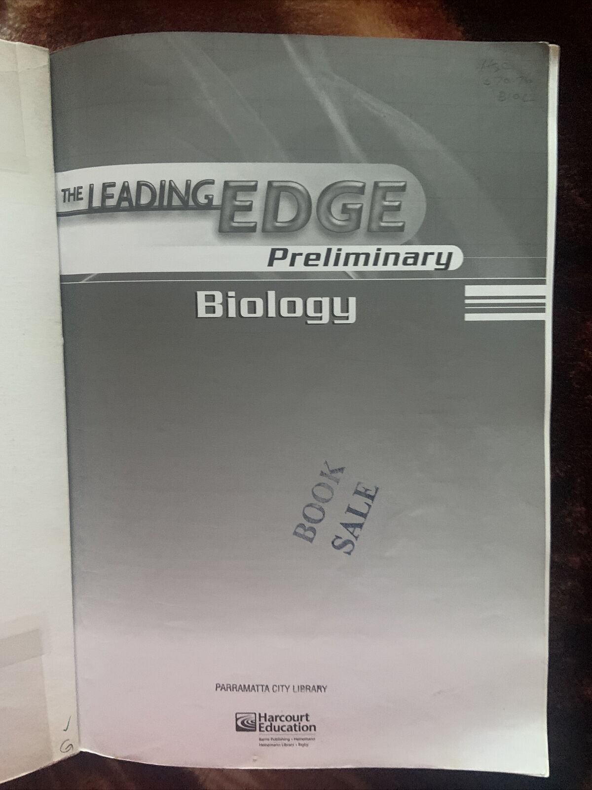 PC CD Rom THE LEADING EDGE HSC Biology by Harcourt Education Lg PB 2004 Windows