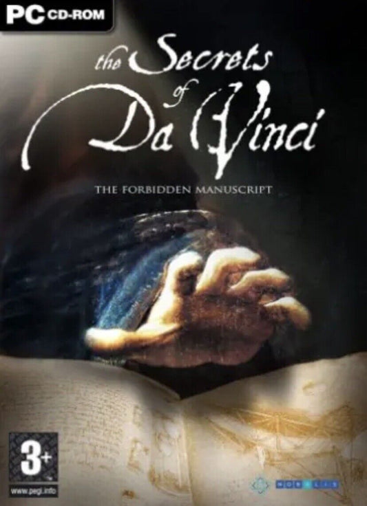 PC CD Rom THE SECRETS OF DAVINCI The Forbidden Manuscript Game 2006 + Manual
