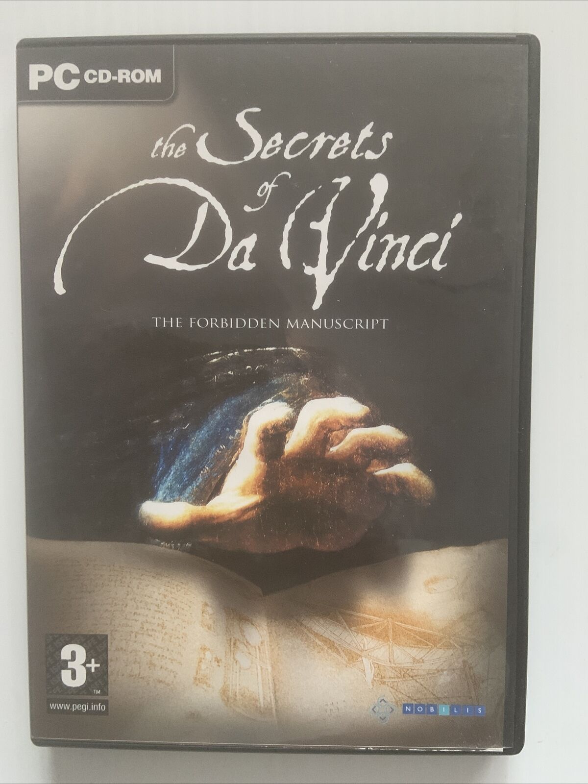 PC CD Rom THE SECRETS OF DAVINCI The Forbidden Manuscript Game 2006 + Manual