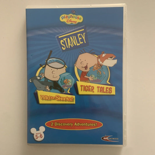 PC CD Rom STANLEY Wild for Sharks & Tiger  Tales Playhouse Disney Computer Game