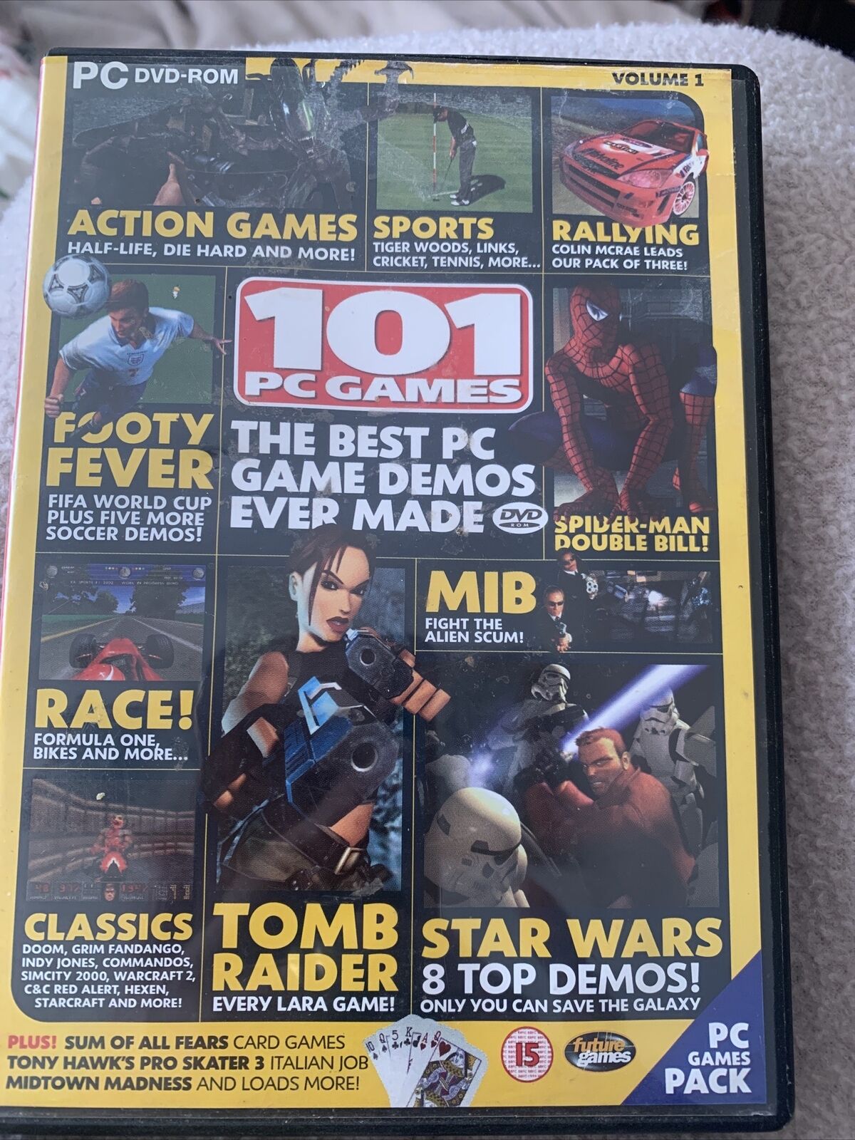 PC DVD ROM 101 PC Games Vol 1 Future Publishing 2002 Best Game Demos Ever Made