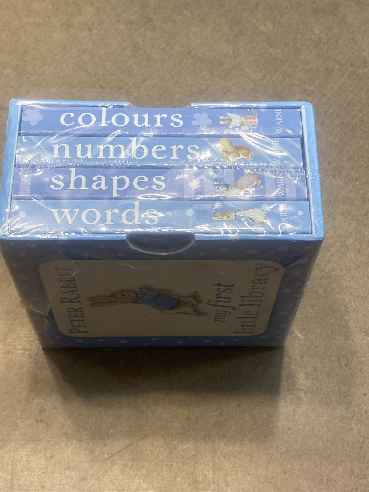 Beatrix Potter PETER RABBIT My First Little Library 4 Board Books Box Sealed NEW