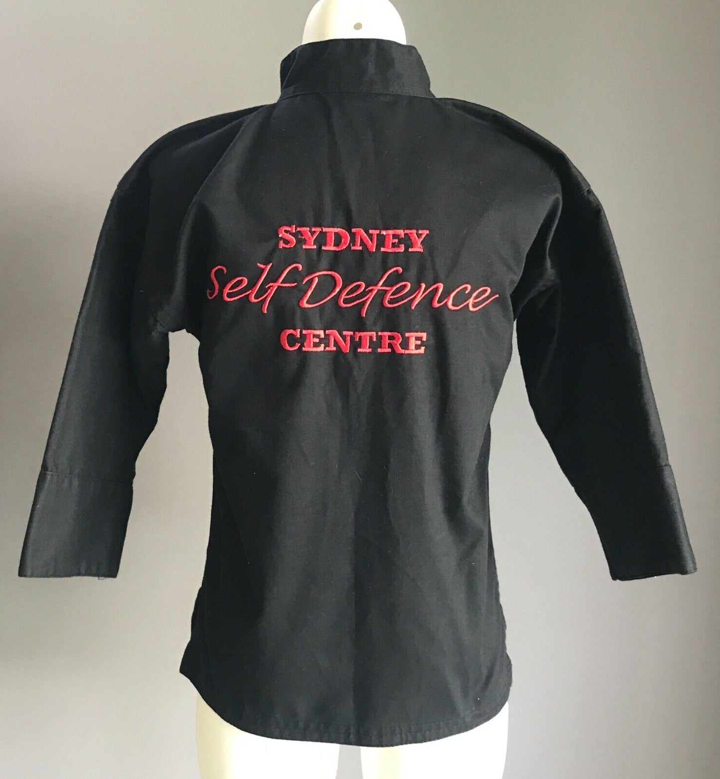 SYDNEY SELF DEFENCE CENTRE Yi QUAN Black Jacket Size 000 110 Martial Arts NEW