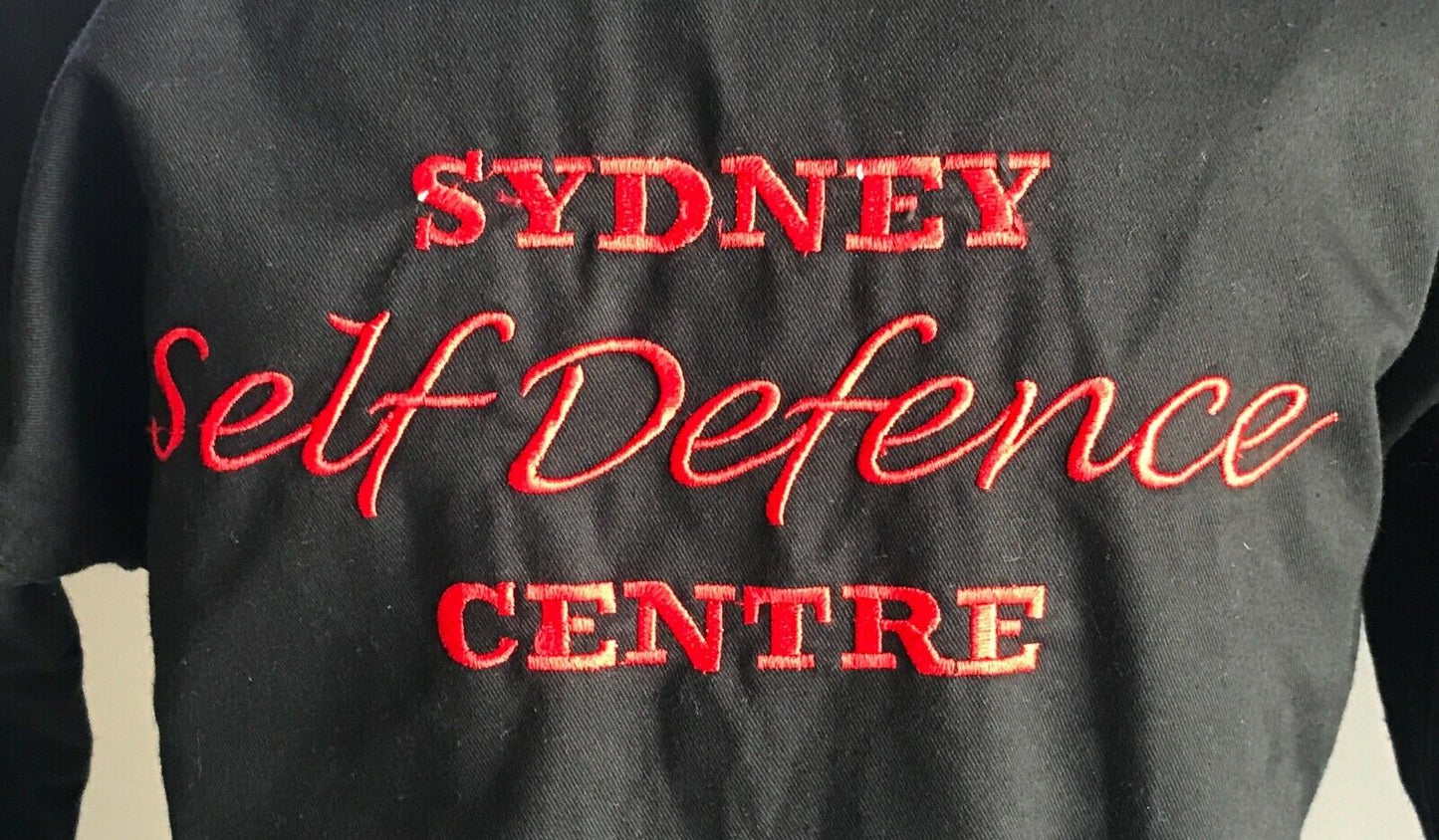 SYDNEY SELF DEFENCE CENTRE Yi QUAN Black Jacket Size 000 110 Martial Arts NEW