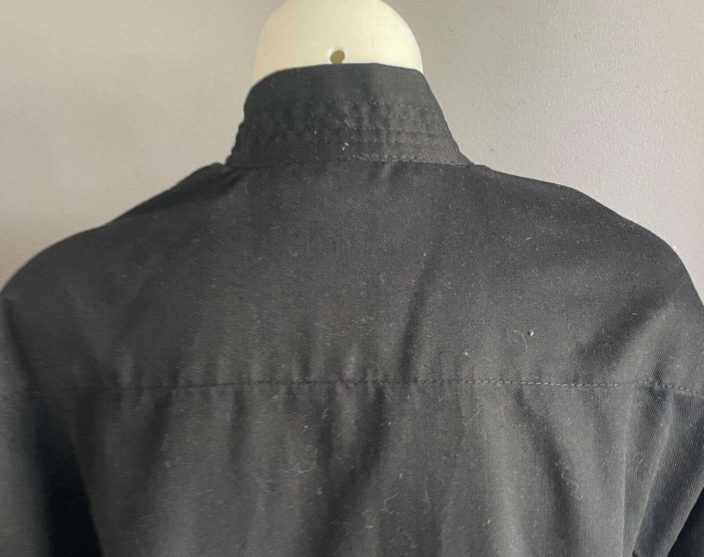 Black Unisex KARATE Jacket Long Sleeve Size 0 ] 130 Martial Arts Sports Gear