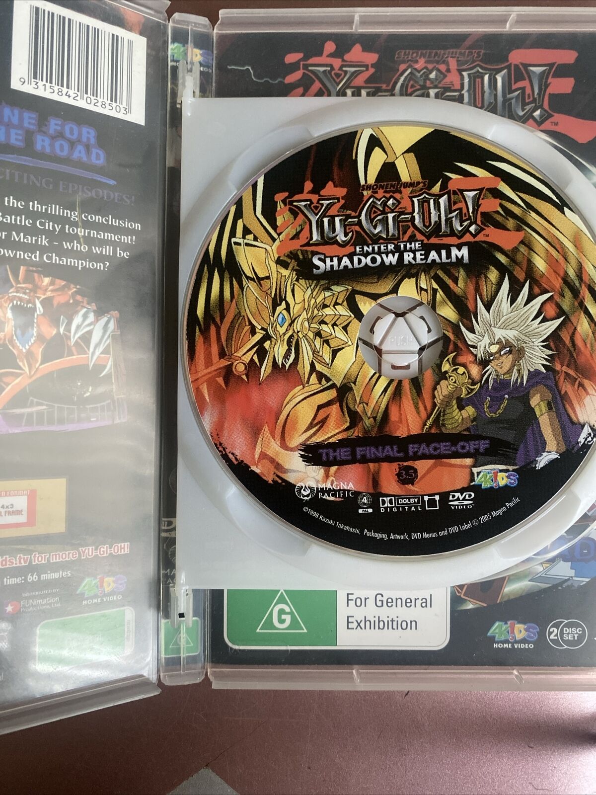 DVD Anime Yu-Gi-Oh Enter the Shadow Realm The Final Face Off Yu Gi Oh YuGiOh 3.5