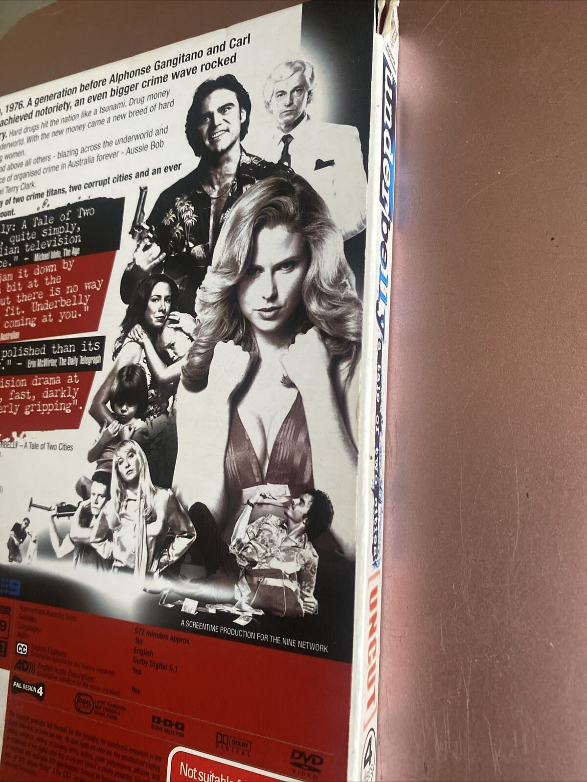 DVD UNDERBELLY A Tale of Two Cities 4 Disc Box Set R4 2008 Slip Cover Australia