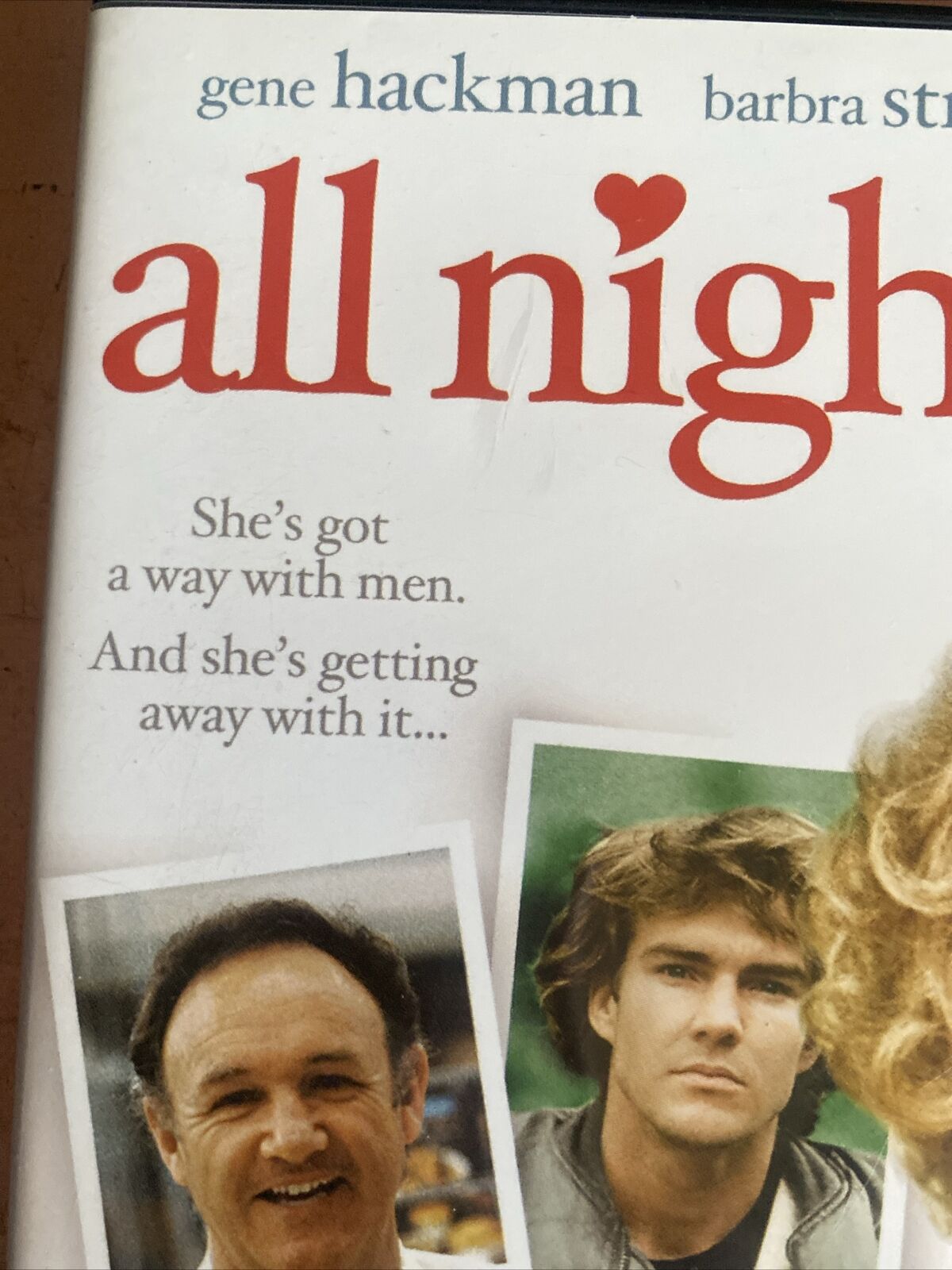 DVD ALL NIGHT LONG 1981 Barbra Streisand Gene Hackman Dennis Quaid release 2017