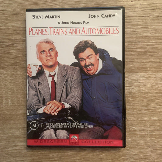 DVD PLANES TRAINS AND AUTOMOBILES 1987 Steve Martin John Candy R4 Cult Comedy