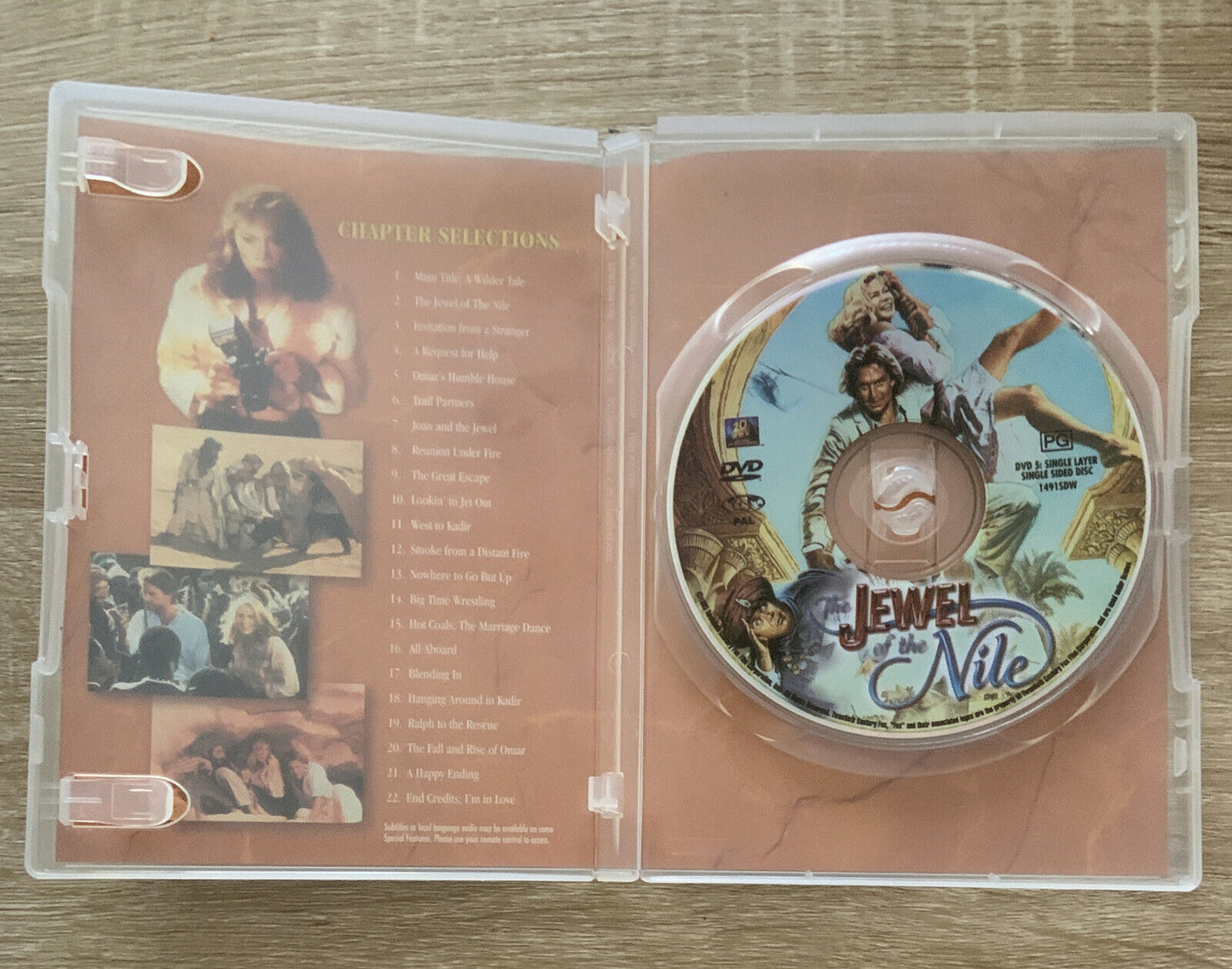 DVD THE JEWEL OF THE NILE  Michael Douglas Danny DeVito R4 Treasure Hunt Action