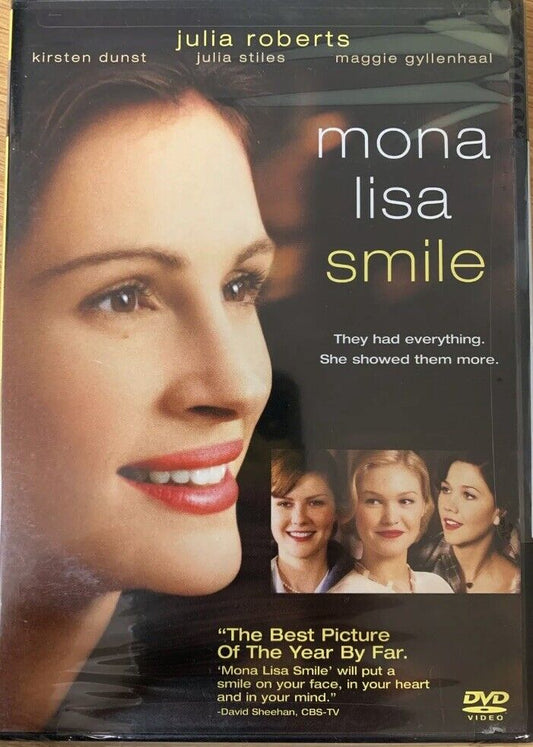 DVD MONA LISA SMILE Movie Julia Roberts Love  Romance Special Features