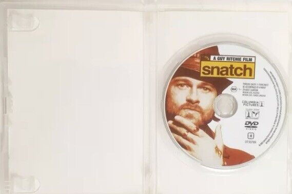 DVD SNATCH Movie Brad Pitt Benicio Del Toro director Guy Ritchie Crime Comedy