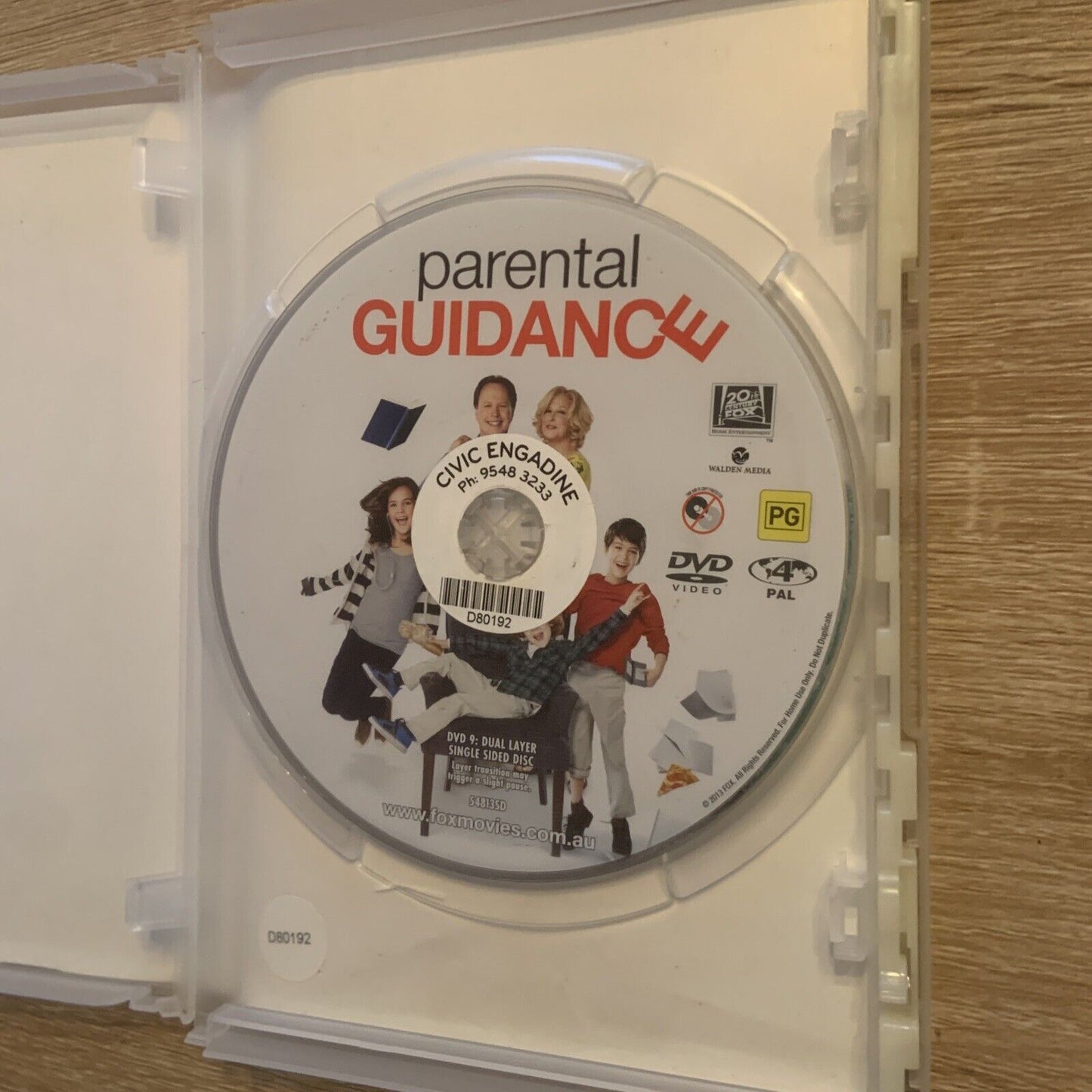 DVD PARENTAL GUIDANCE Billy Crystal Bette Midler Marisa Tomei Family Comedy