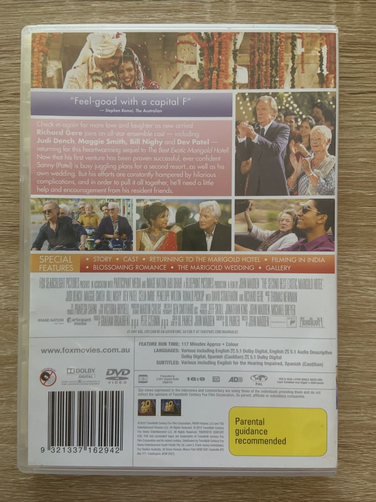 DVD The Second Best Exotic Marigold Hotel Movie R4 RomCom India Bollywood Comedy