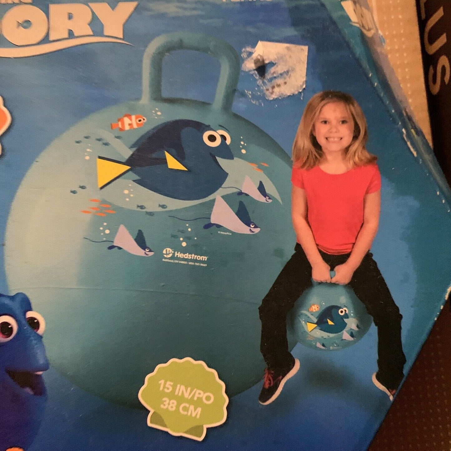 Disney Pixar FINDING DORY Hopper Ball Jumper New Opened Damaged Box Blue