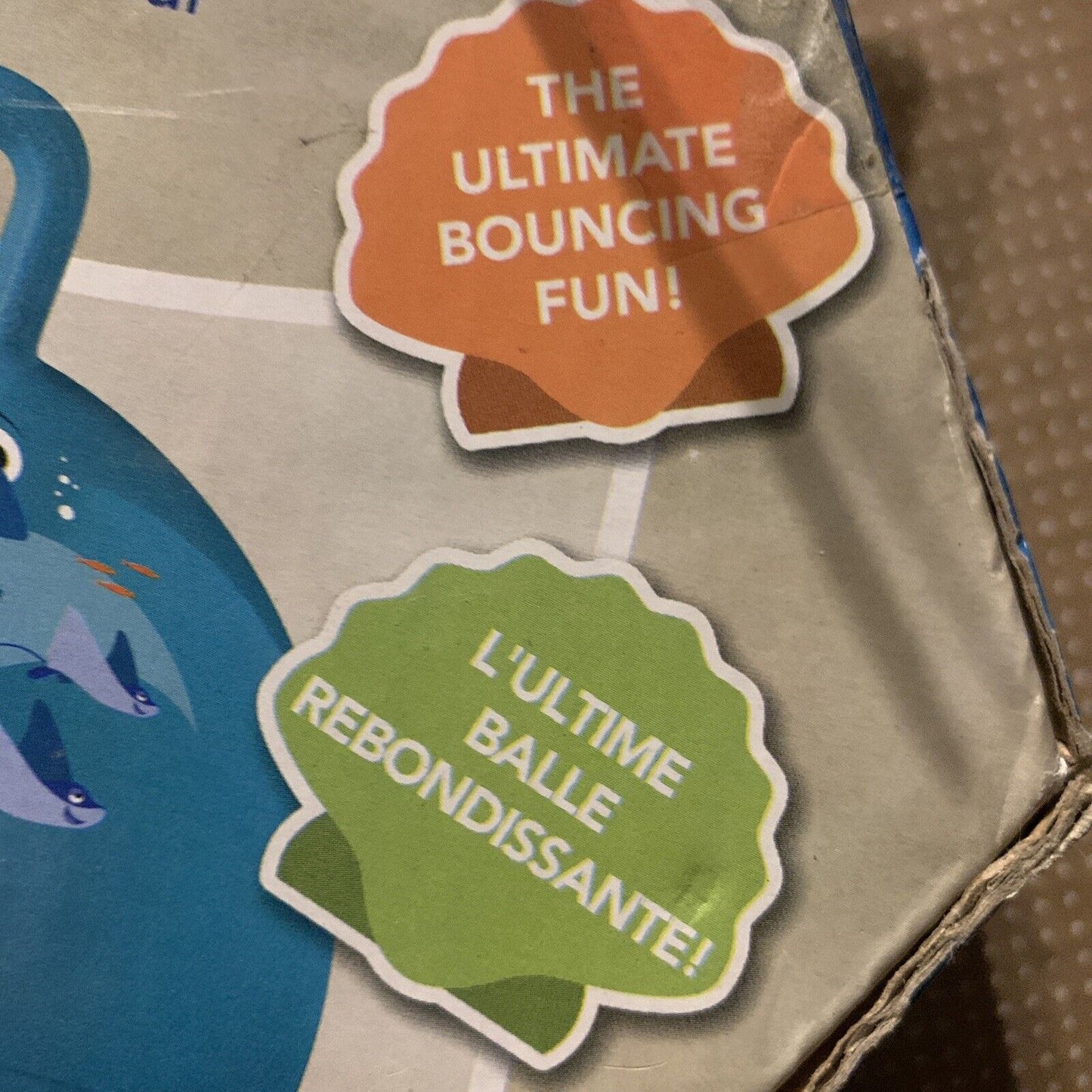Disney Pixar FINDING DORY Hopper Ball Jumper New Opened Damaged Box Blue