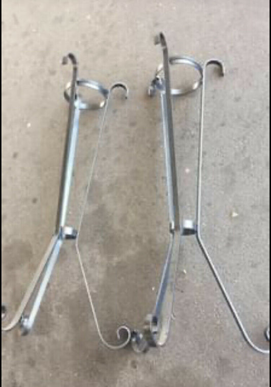 New 98.5cm Walking Stick Umbrella Stand Anodised Wrought Iron  2 Available
