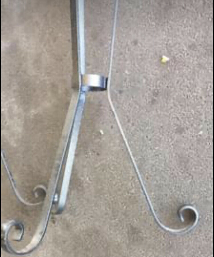 New 98.5cm Walking Stick Umbrella Stand Anodised Wrought Iron  2 Available