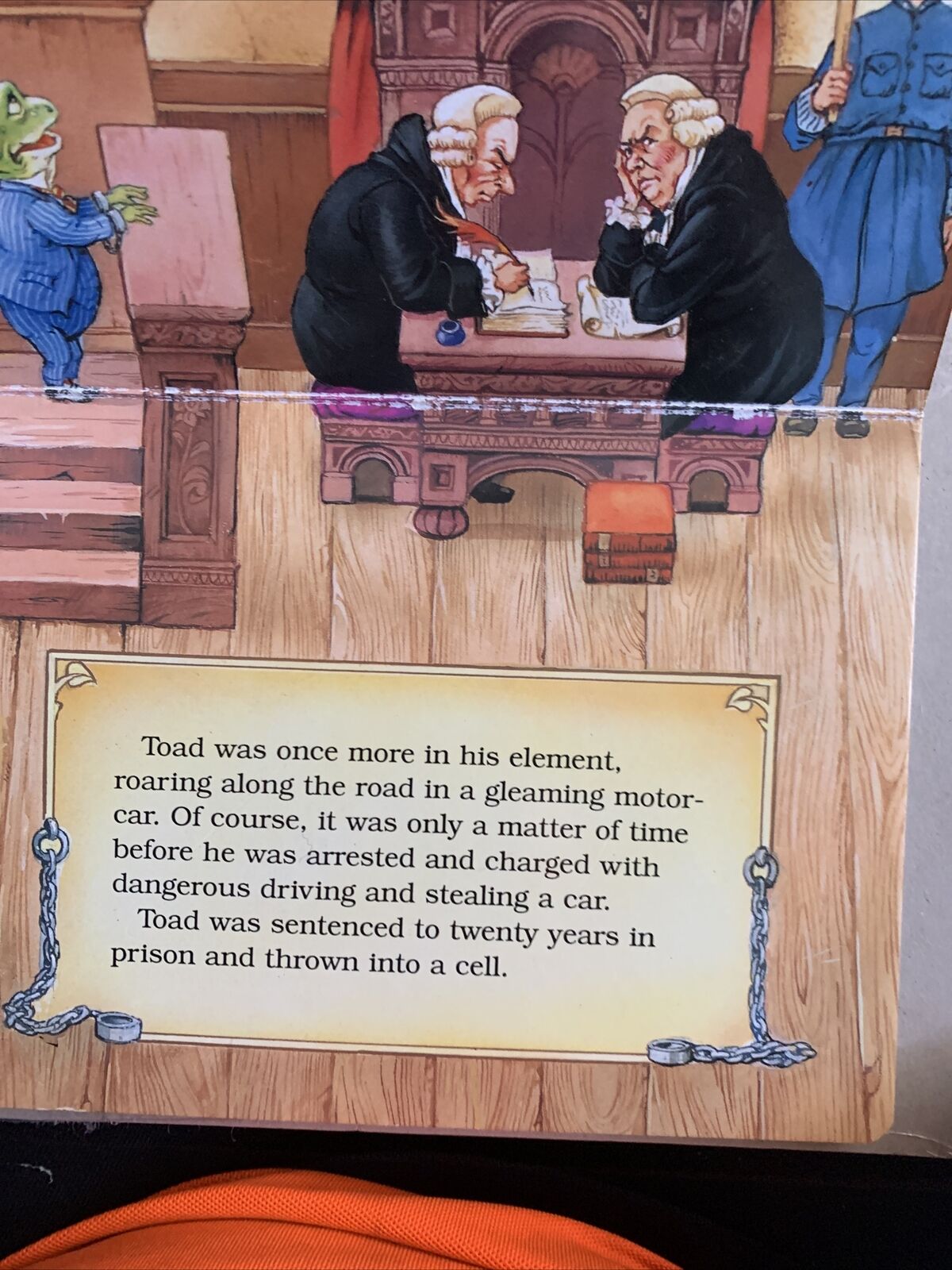 Toad's Adventures illustrated by John Patience Board Book 1996 5 Double Pages