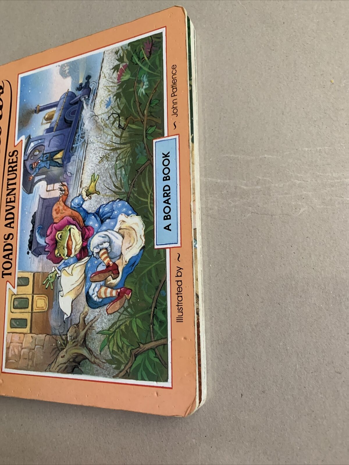 Toad's Adventures illustrated by John Patience Board Book 1996 5 Double Pages