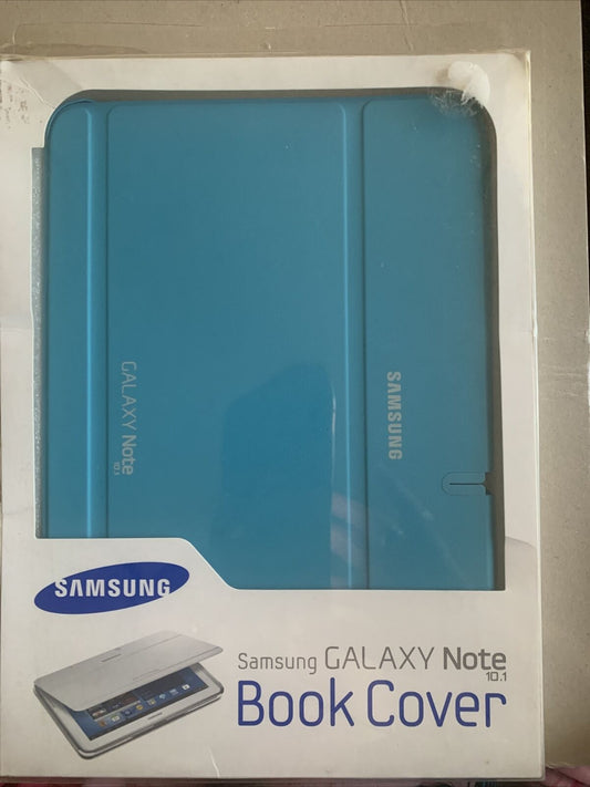 Samsung Galaxy Note 10.1 2013 Edition Book Cover Aqua Blue In Box NEW