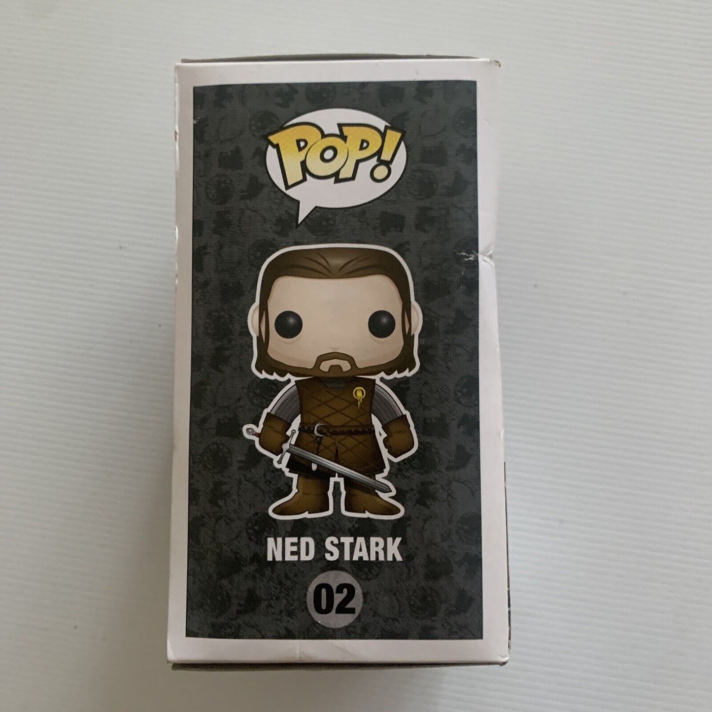 2012 Game of Thrones Funko Pop Ned Stark #02 New In Box Not Perfect Package Pics