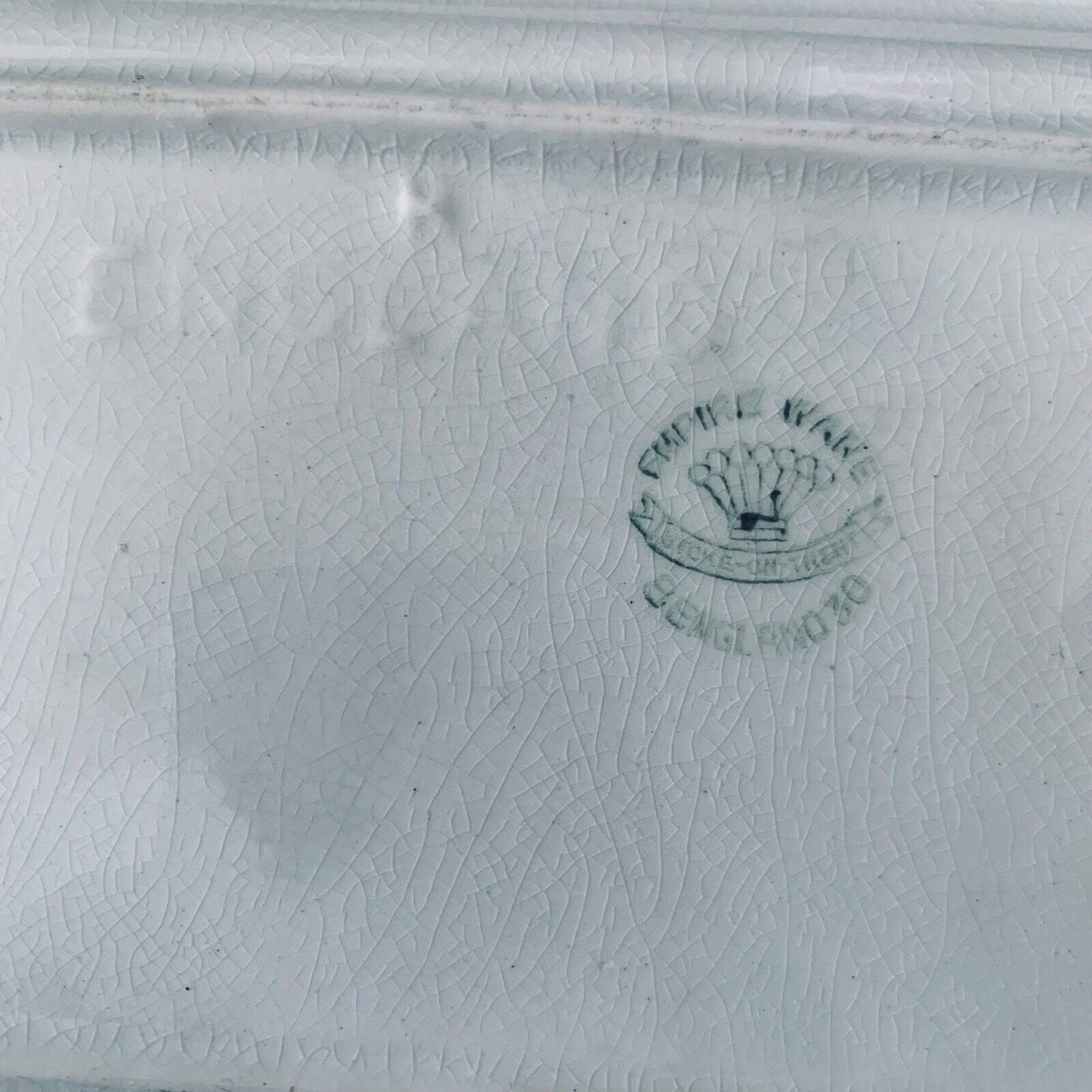 Empire Works Stoke-on-Trent Lustre Serving Tray 32x15cm 8ENGLAND30 Chips Read