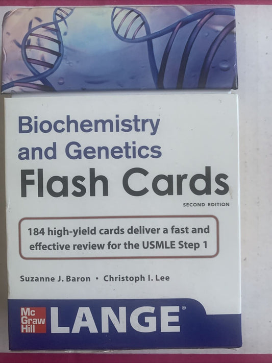 LANGE Biochemistry and Genetics Flash Cards 2nd Edition by Suzanne Baron  2013