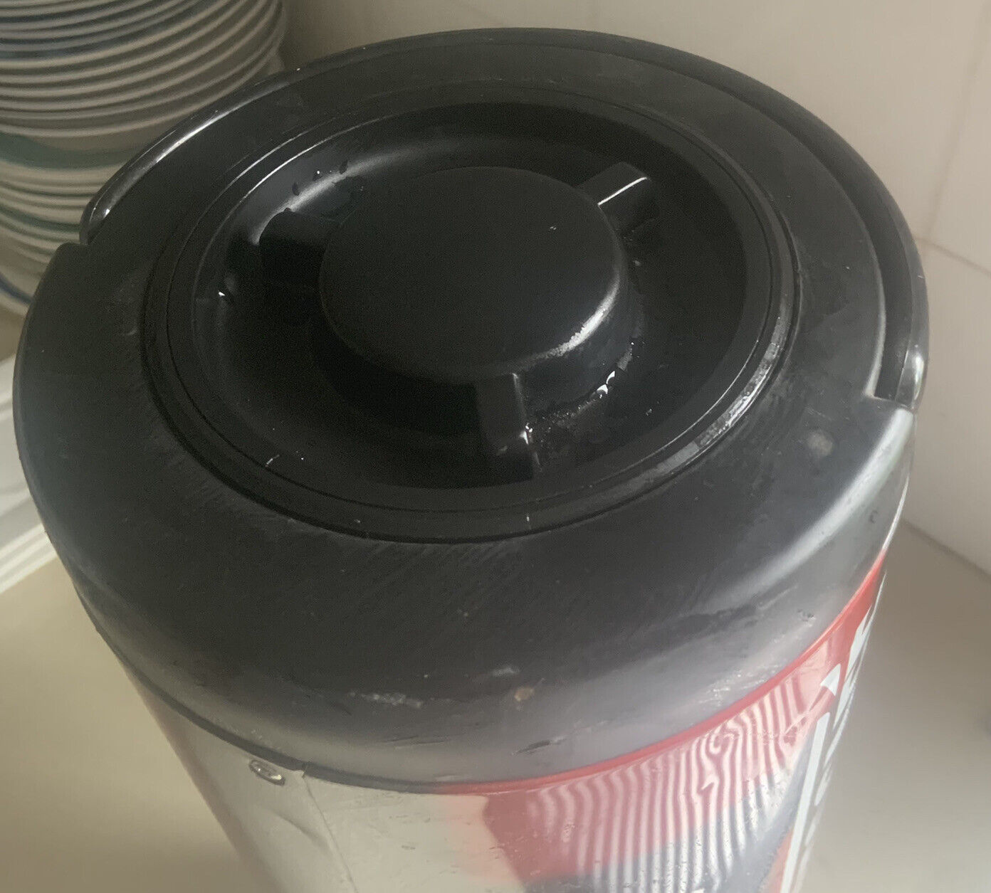 Vintage 42cm Nescafe ZQUIRUSHI Thermos Coffee Dispenser Maker W  Handle Promo