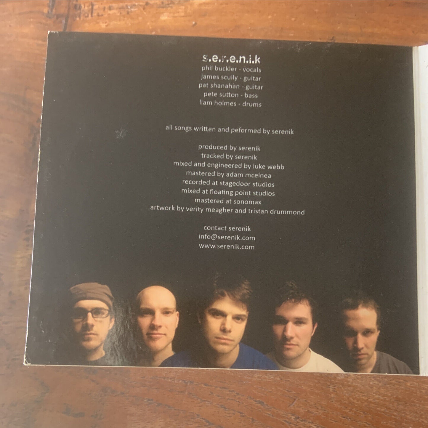 CD s.e.r.e.n.i.k Aussie Heavy Pop Rock Band Serenik Music Album 5 Track Est 2006