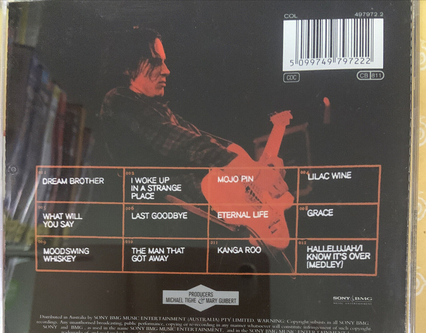 CD JEFF BUCKLEY Mystery White Boy Music Live 1995 1996