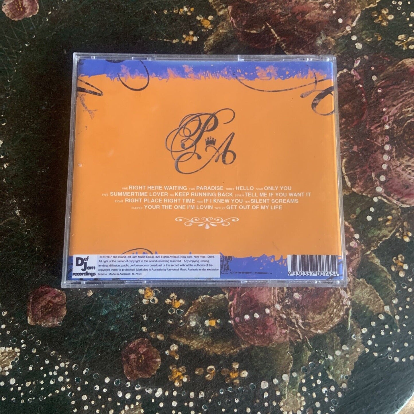 CD PAUL ANTHONY ADAMS Right Here Waiting Audio Music Album Cleaned Disc 2007