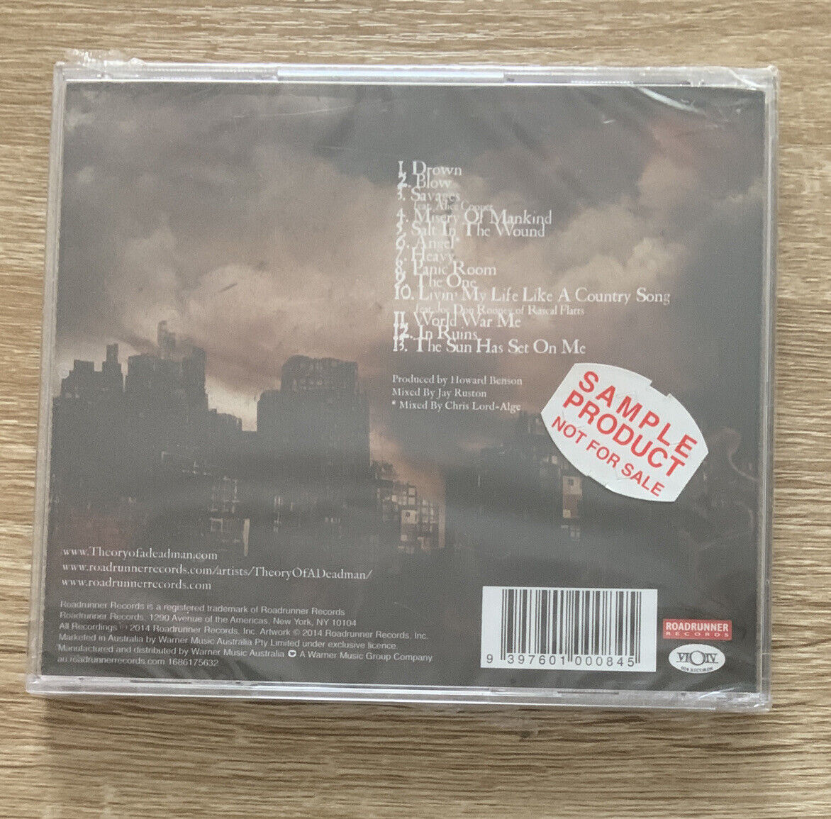 CD THEORY OF A DEADMAN Savages Music Audio 2014 SEALED Drown | Angel  NEW