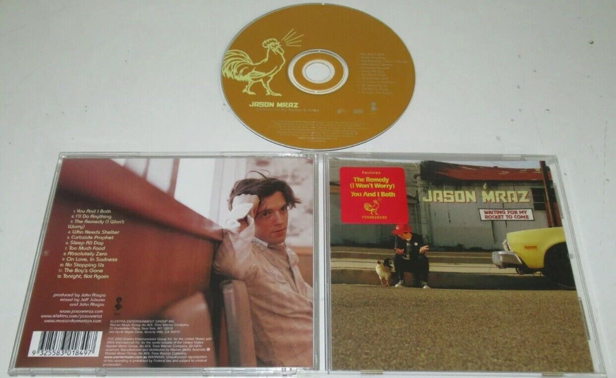 CD JASON MARX Waiting For My Rocket To Music Audio Featuring The Remedy
