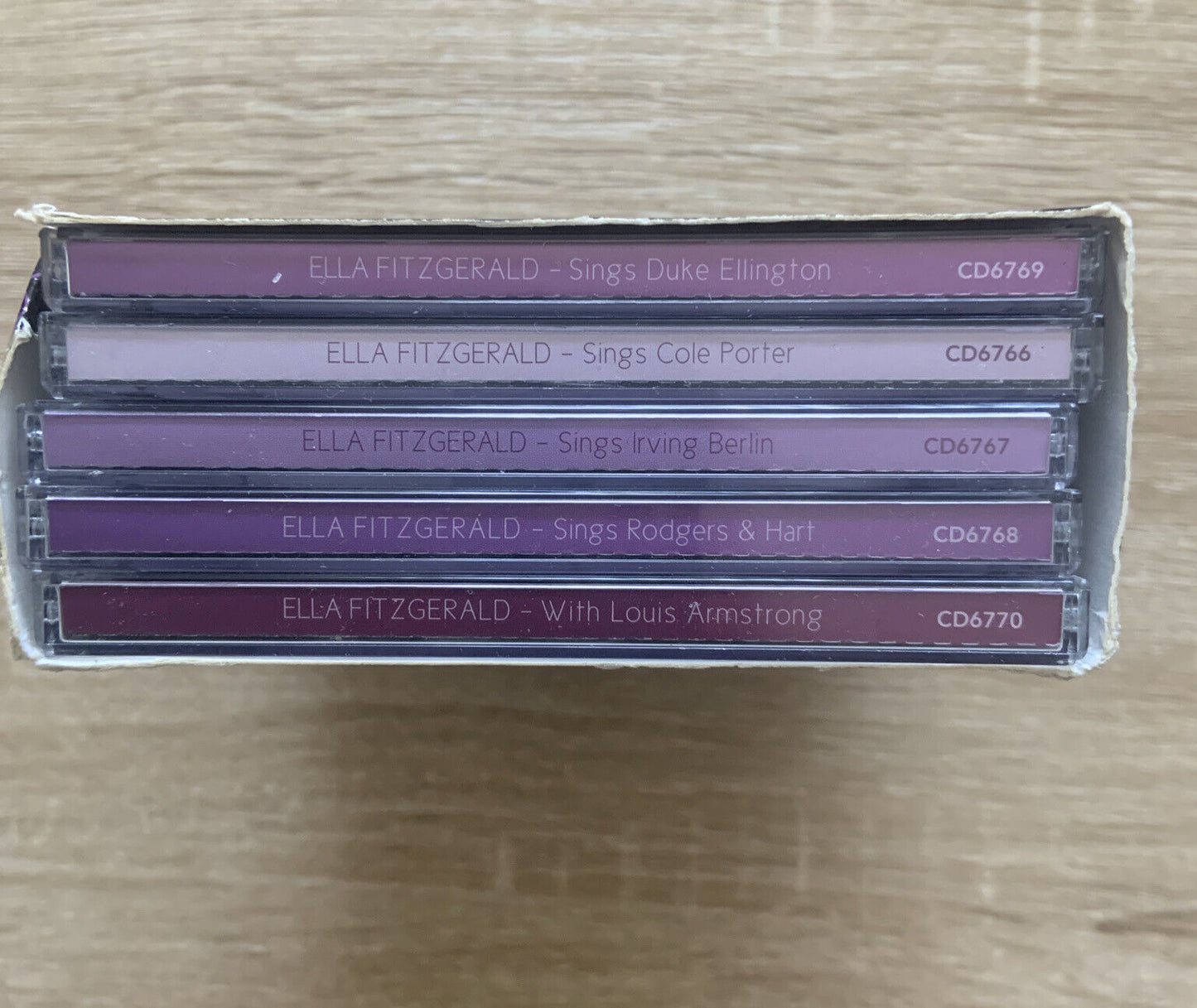 CD 5 Disc Set Ella Fitzgerald Porter Ellington Berlin Armstrong Rodgers Hart NEW