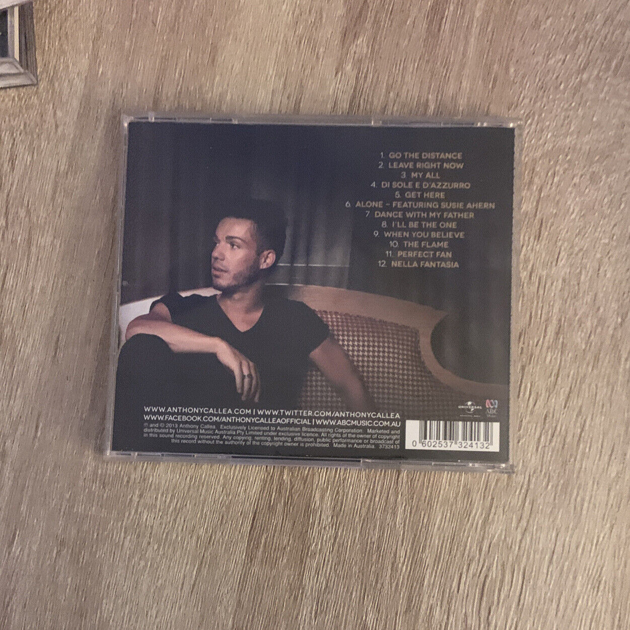 CD Anthony Callea THIRTY Album ABC Australian  Music 2013