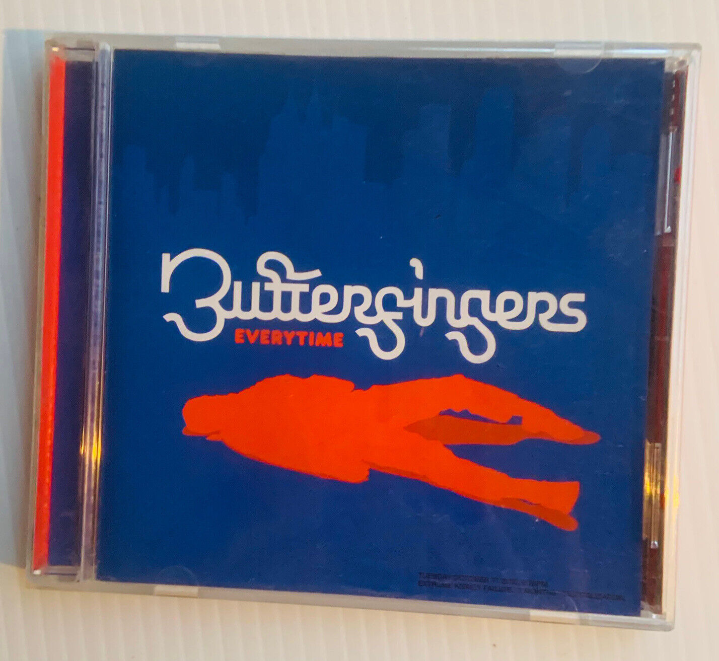 CD Everytime BUTTERFINGERS Audio Music Album 4 Tracks 2002