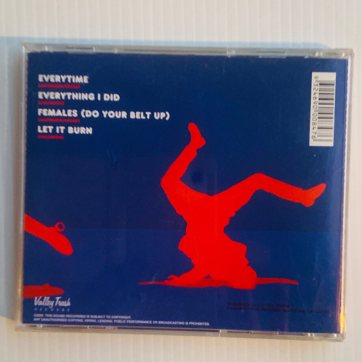 CD Everytime BUTTERFINGERS Audio Music Album 4 Tracks 2002