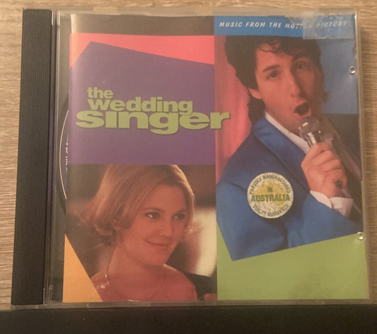 CD THE WEDDING SINGER Music From The Motion Picture Adam Sander Drew Barrymore