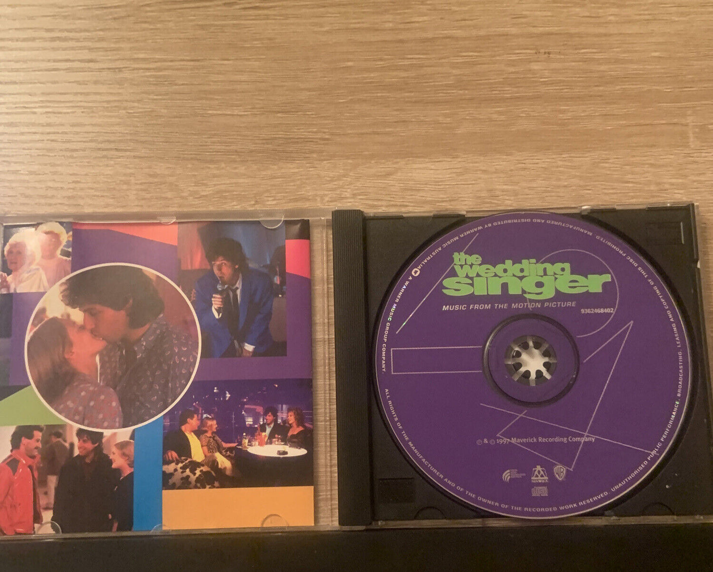 CD THE WEDDING SINGER Music From The Motion Picture Adam Sander Drew Barrymore