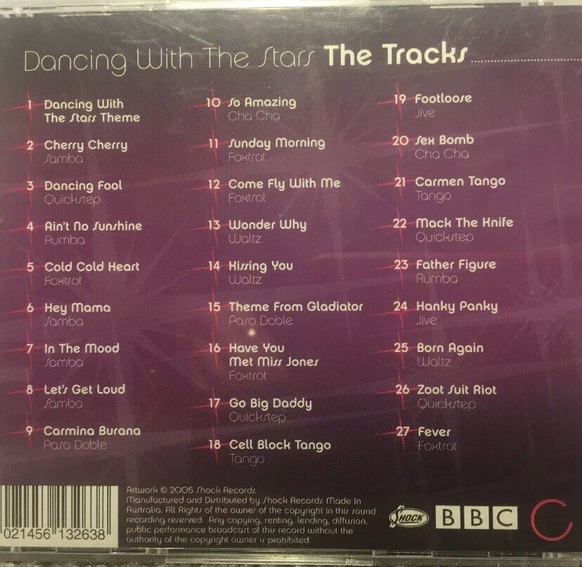 CD DANCING WITH THE STARS Music Album TV Series Lin Band  Favourite Dance Tracks