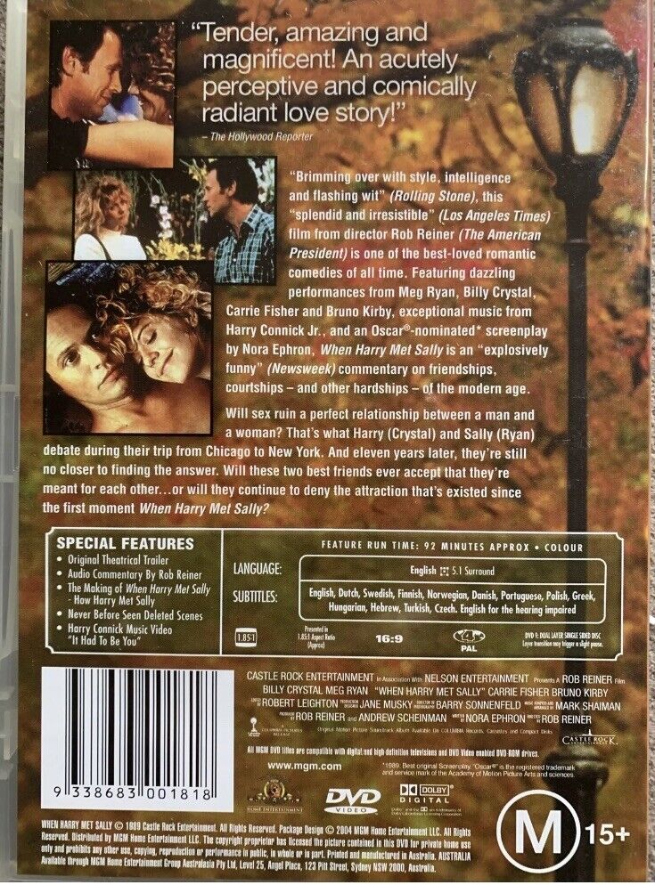 2 DVD Set When Harry Met Sally Sleepless In Seattle Ultimate Collectors Edition