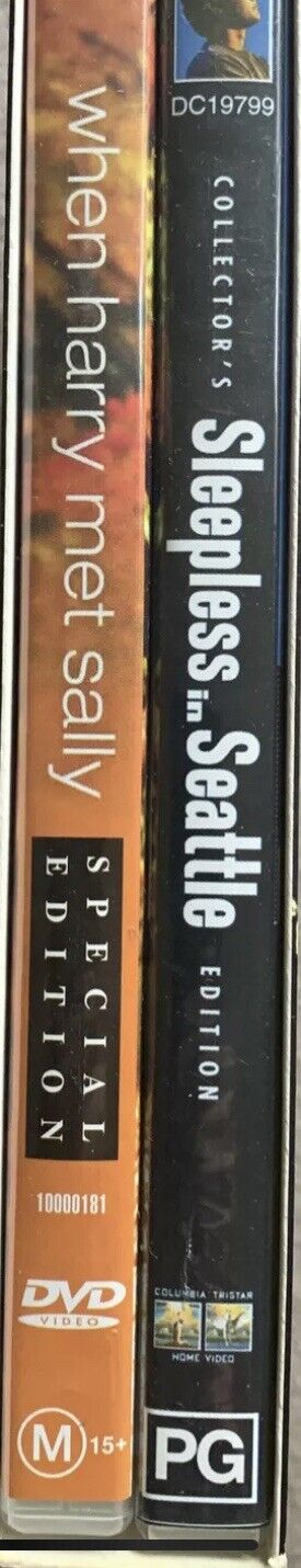 2 DVD Set When Harry Met Sally Sleepless In Seattle Ultimate Collectors Edition