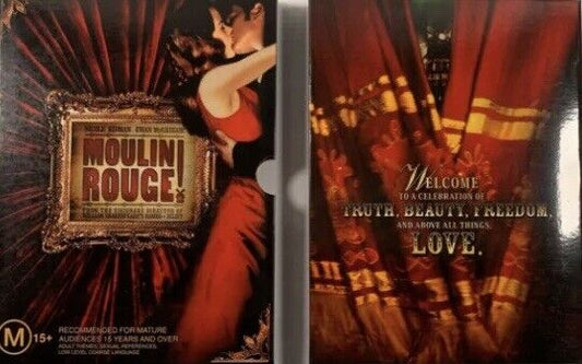 2 Disc DVD MOULIN ROUGE Special Edition w Slipcover Set 2004 Baz Luhrmann