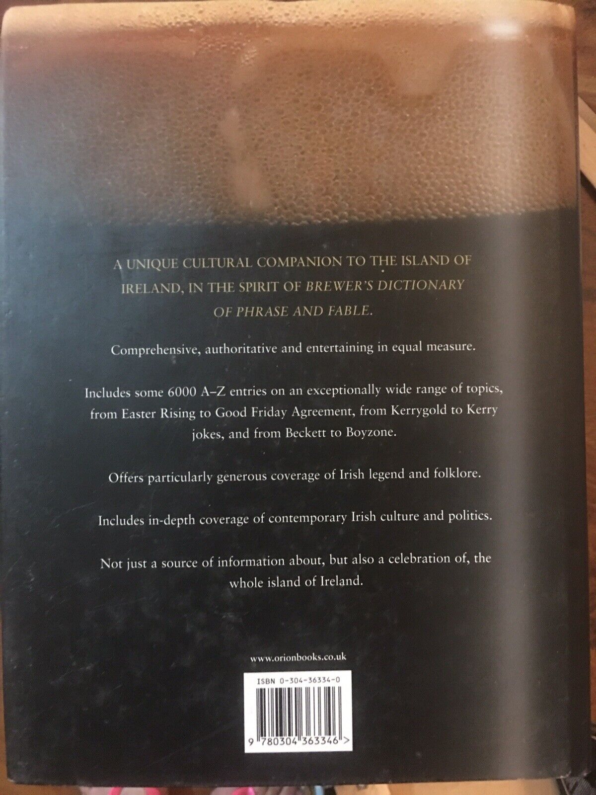 HC Book BREWERS DICTIONARY of Irish Phrase & Fable McMahon  & O'Donoghue