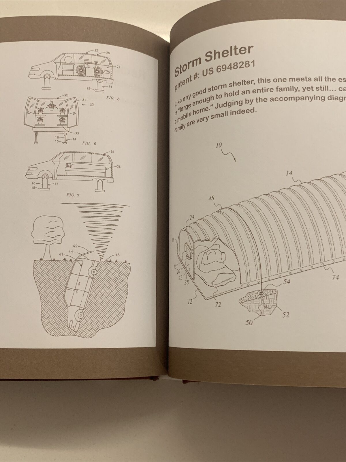 HC Book PATENTLY SILLY by Daniel Wright Daftest Inventions Ever Devised 17cm Sq