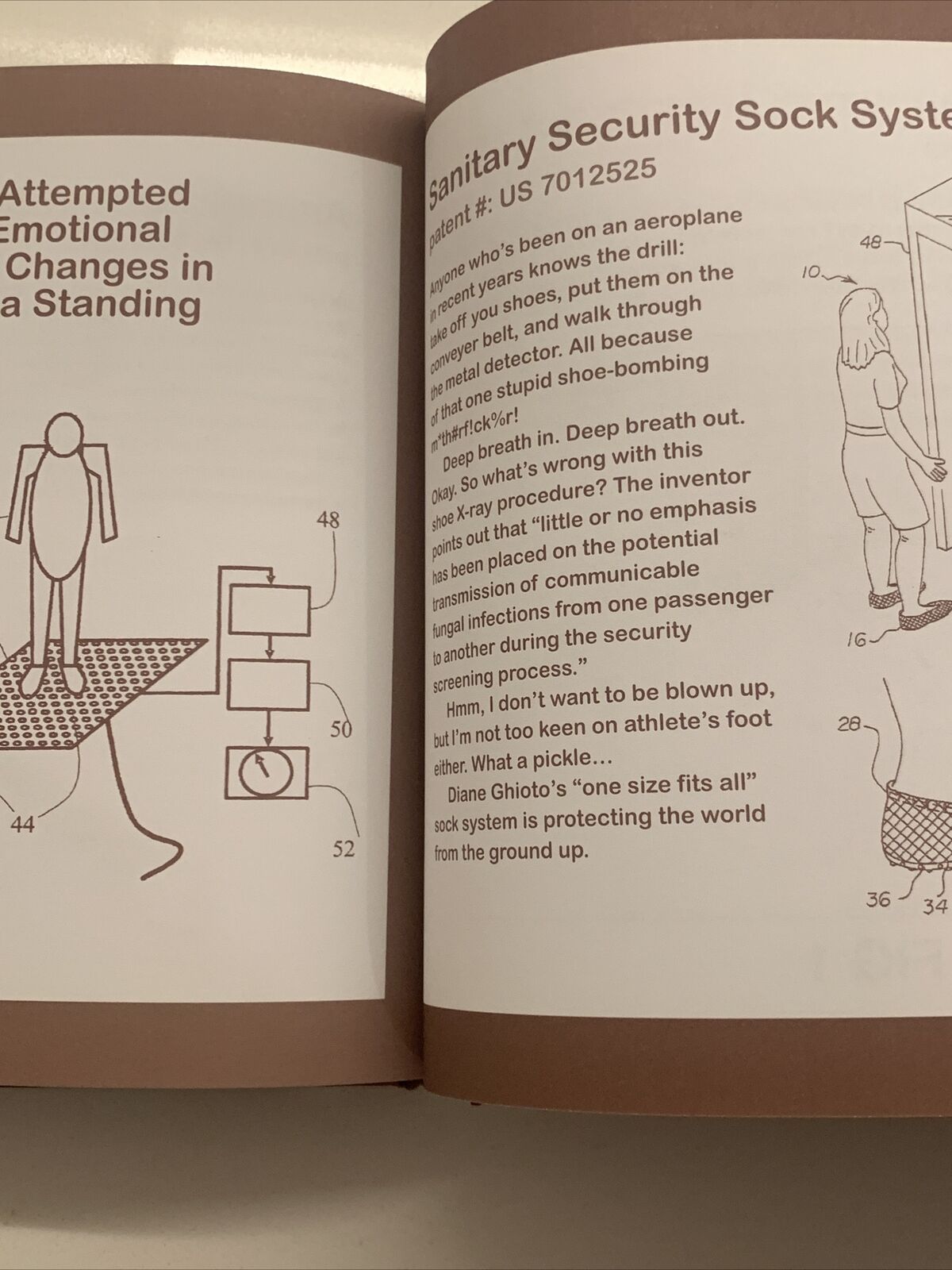 HC Book PATENTLY SILLY by Daniel Wright Daftest Inventions Ever Devised 17cm Sq