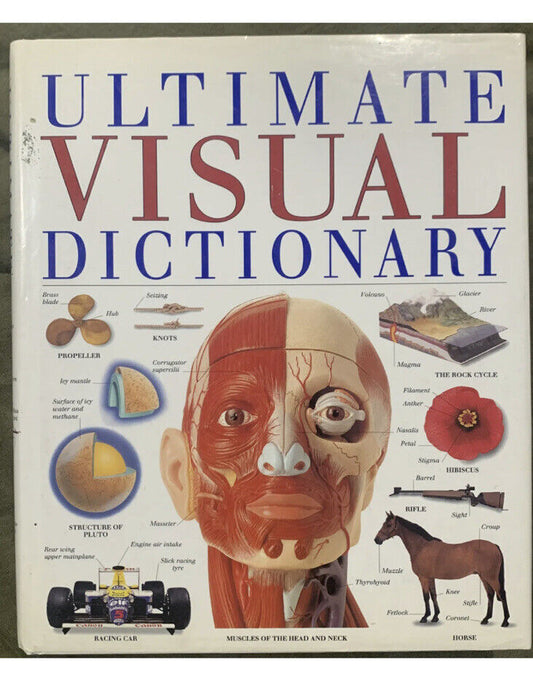 HC Book ULTIMATE VISUAL DICTIONARY Dorling Kindersley 1994 School Reference