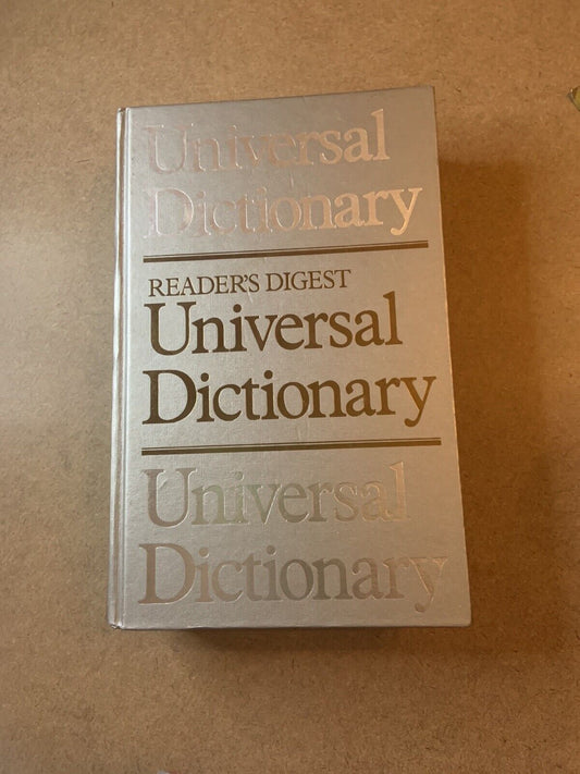 HC Book DICTIONARY Universal Readers Digest Association Large Tome Reference